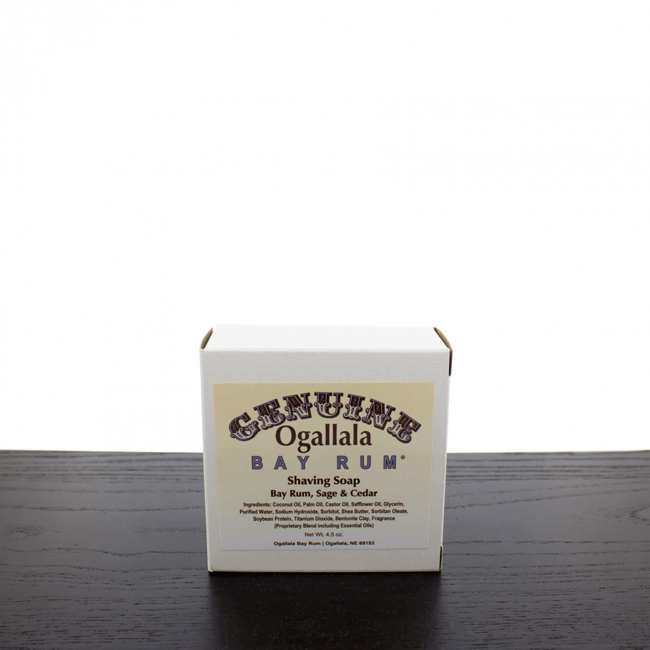 Product image 0 for Ogallala Bay Rum, Sage & Cedar Shaving Soap